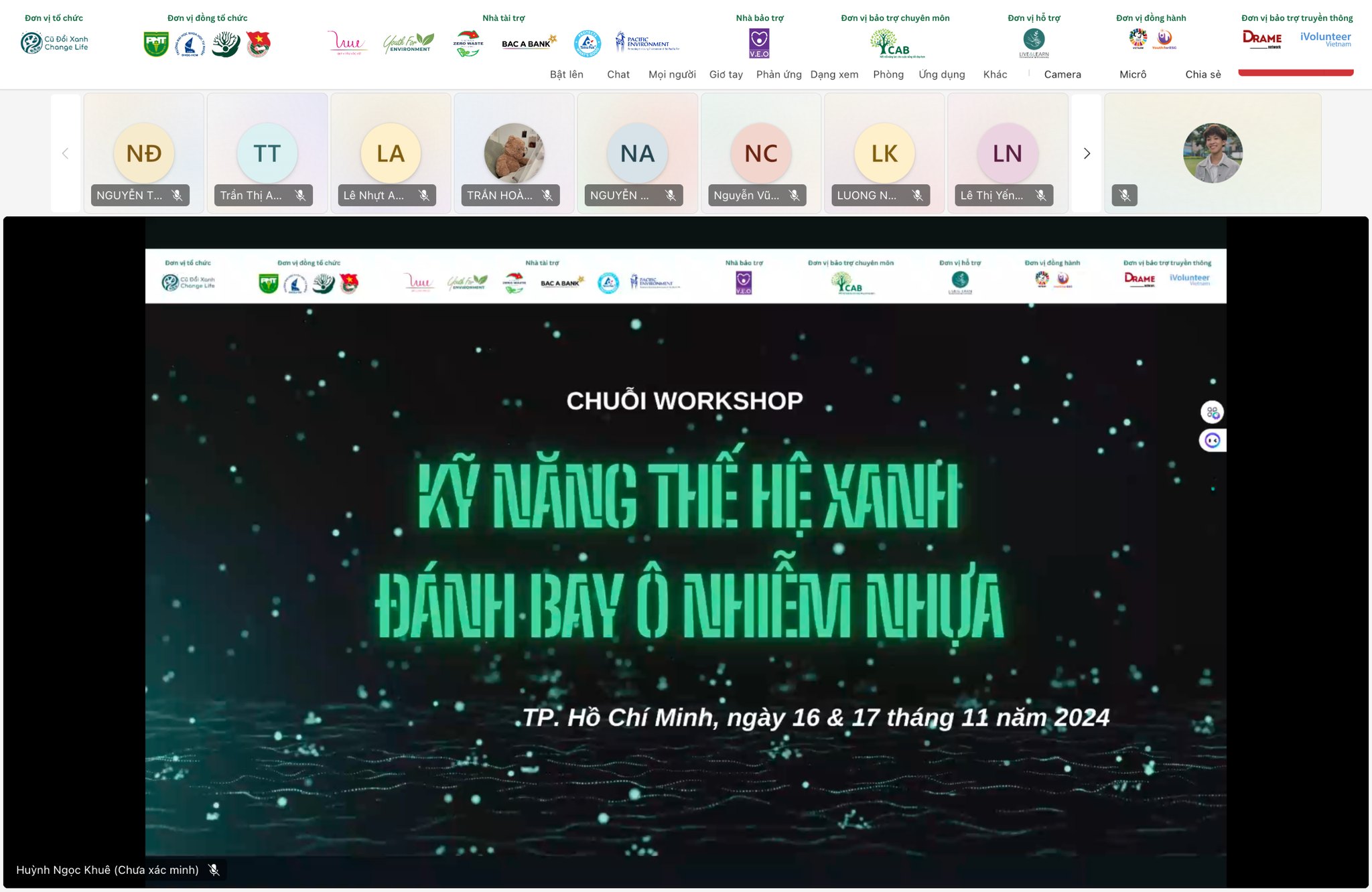 [Sáng kiến vì môi trường 2024] Dự án Thu cũ đổi xanh tổ chức thành công chuỗi workshop "Kỹ năng thế hệ xanh"